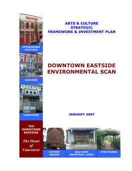 Downtown Eastside Environmental Scan