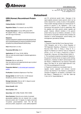 GRN (Human) Recombinant Protein (Q01)