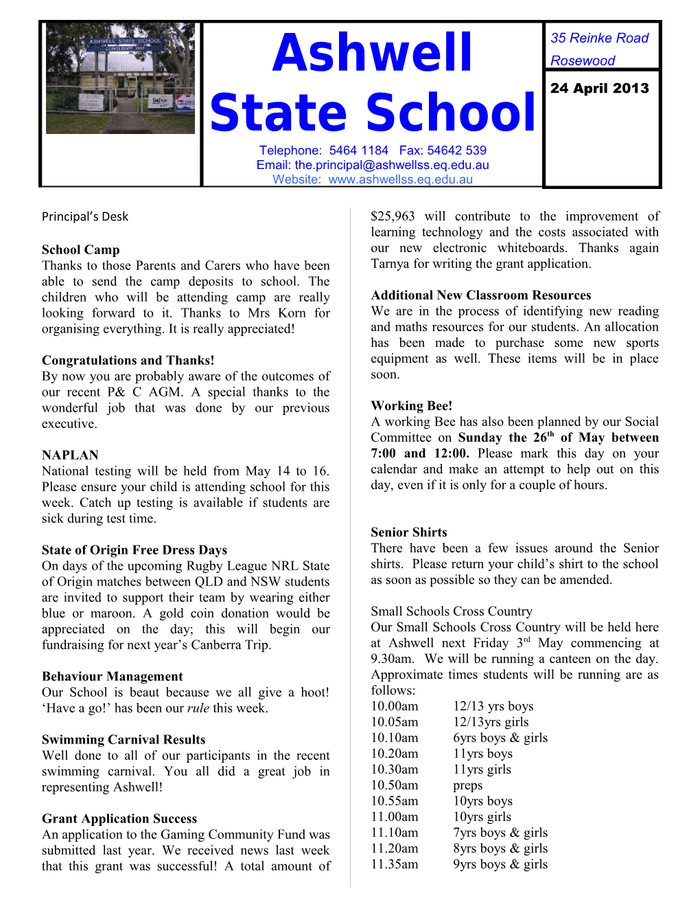 Ashwell State School s1