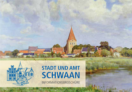 Stadt Und Amt Schwaan Informationsbroschüre 1 Inhaltsverzeichnis
