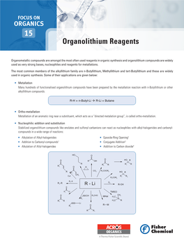 Organolithium Reagents