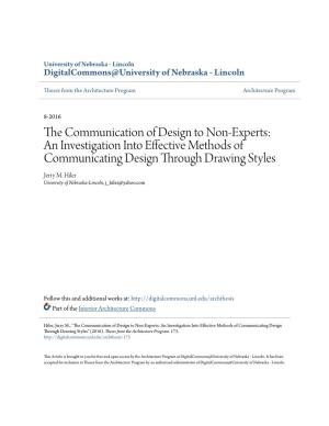 The Communication of Design to Non-Experts