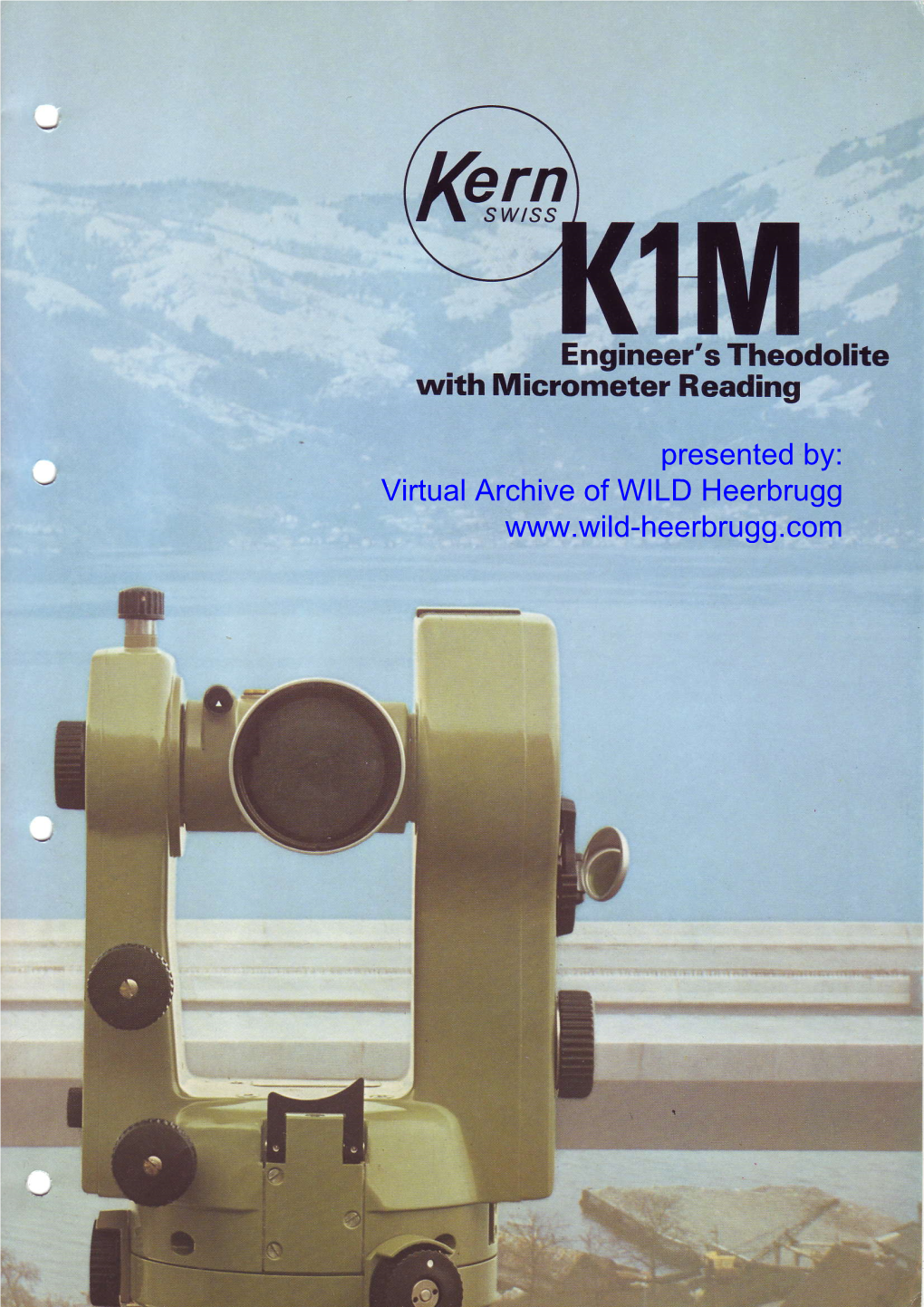 Engineer's Theodolite with Micrometer Reading