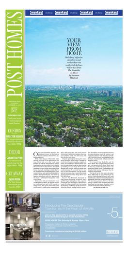 National Post Saturday October 24, 2015 NP Nationalpost.Com Find Your Home at Nationalpost