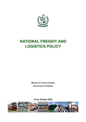 National Freight and Logistics Policy