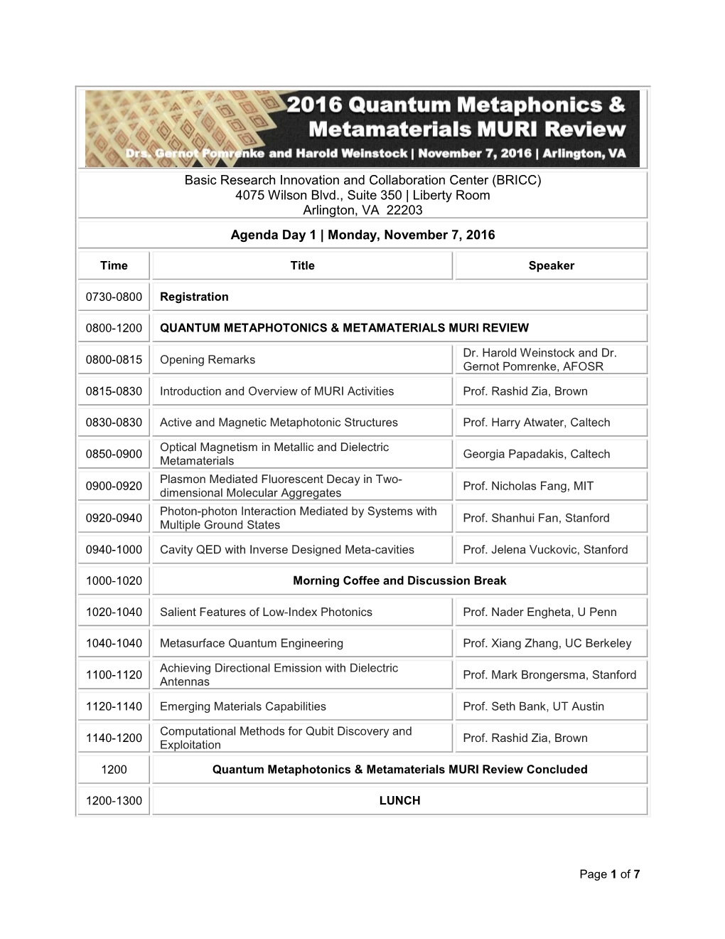 2016 Quantum Metaphotonics and Metamaterials MURI