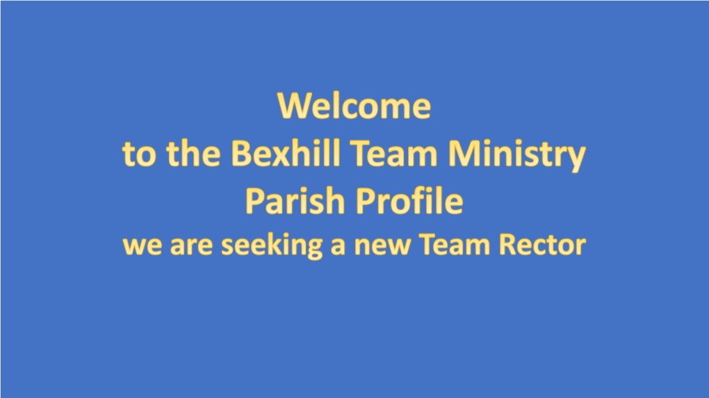Bexhill Churches Together Council