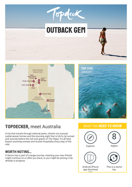 Outback Gem 8