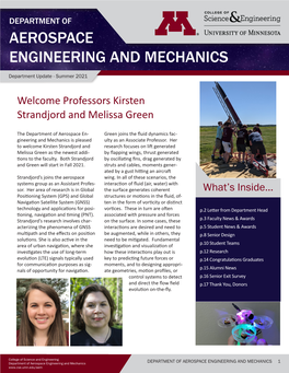 Aerospace Engineering and Mechanics