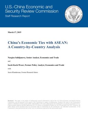 China's Economic Ties with ASEAN: a Country