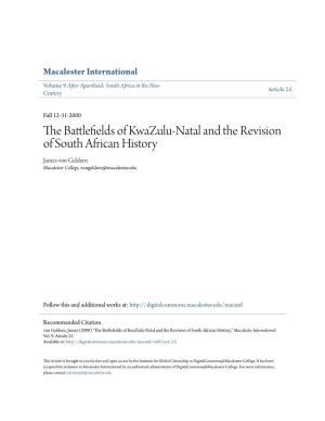 The Battlefields of Kwazulu-Natal and the Revision of South African History