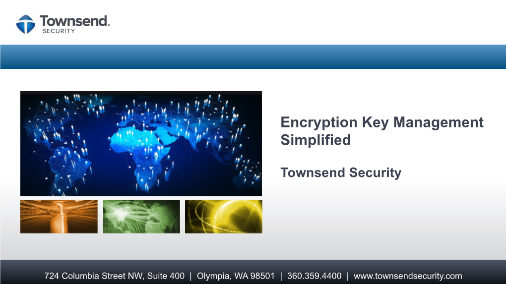 Encryption Key Management Simplified