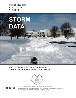 Storm Data and Unusual Weather Phenomena ....…….…....………..……