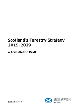 Scotland's Forestry Strategy 2019–2029