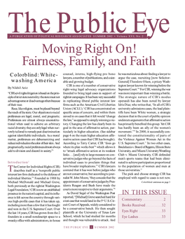 Moving Right On! Fairness, Family, and Faith