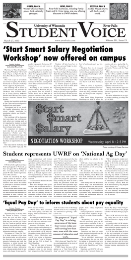 Follow the Student Voice on Twitter: @Uwrfvoice