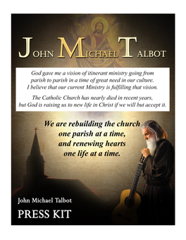 John Michael Talbot's Press