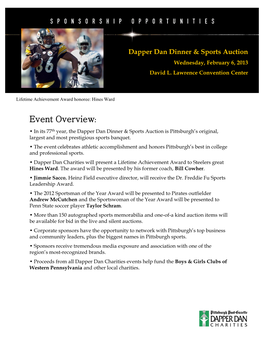 Dapper Dan Dinner & Sports Auction