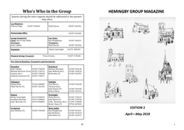 HEMINGBY GROUP MAGAZINE Queries During the Inter-Regnum Should Be Addressed to the Partner- Ship Office