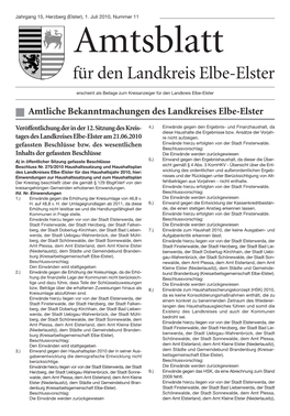 Für Den Landkreis Elbe-Elster