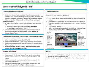 Contour Stream Player for Field