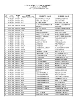 AAT (Agricultural Aptitude Test)