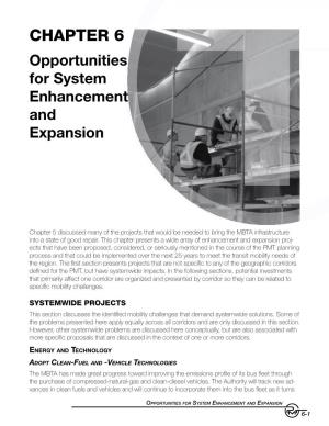 Chapter 6: Opportunities for System Enhancement and Expansion