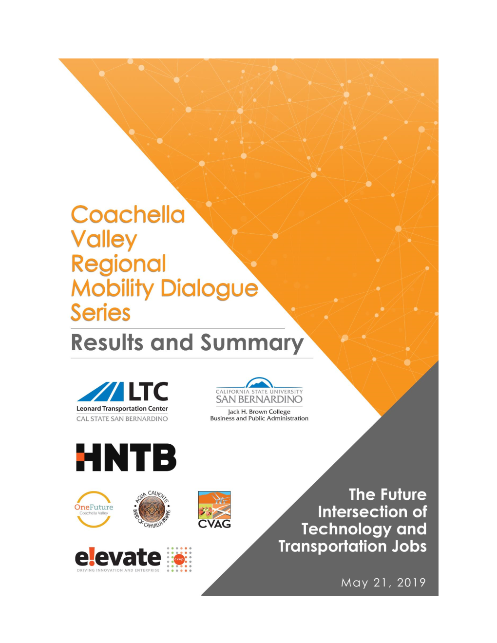 Transportation Planning and Smart Cities: the Next Steps for the Coachella Valley