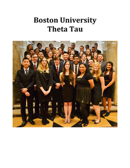 Boston University Theta Tau
