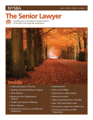 The Senior Lawyers Section of the New York State Bar Association