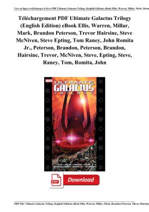 [PDF] Gratis Ultimate Galactus Trilogy (English Edition