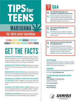 Tips for Teens: Marijuana