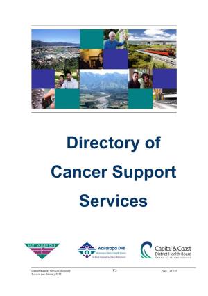 Directory of Cancer Support Services
