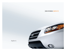 2008 Hyundai Santa Fe Brochure