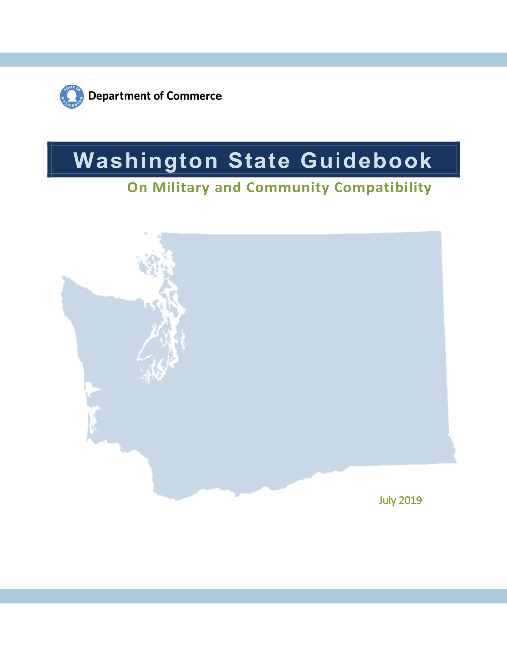 Washington State Guidebook on Military and Community Compatibility