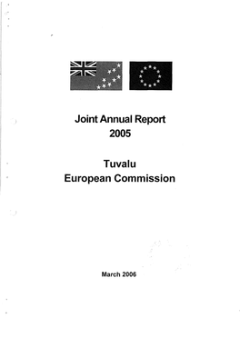 Joint Annual Report Tuvalu European Commission