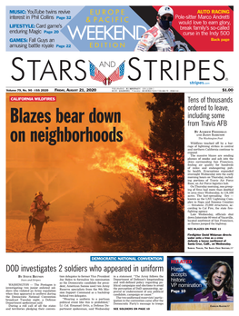 Blazes Bear Down on Neighborhoods
