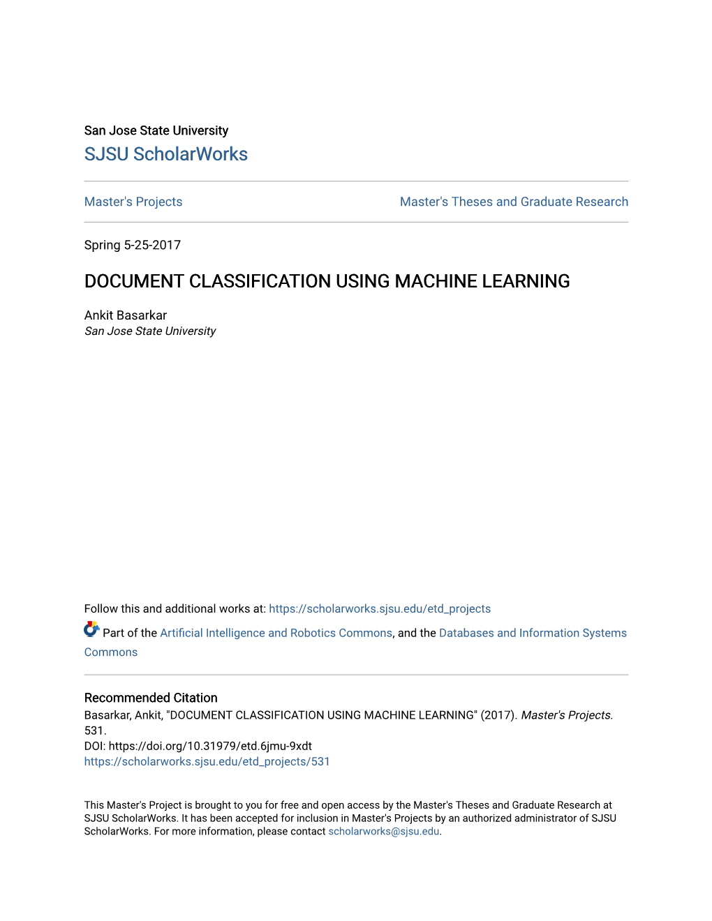 Document Classification Using Machine Learning - DocsLib