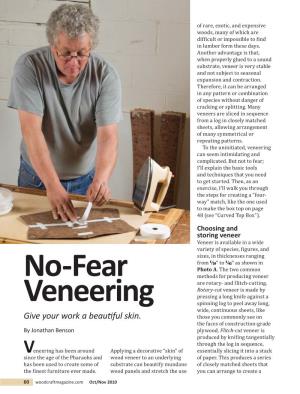 No-Fear Veneering