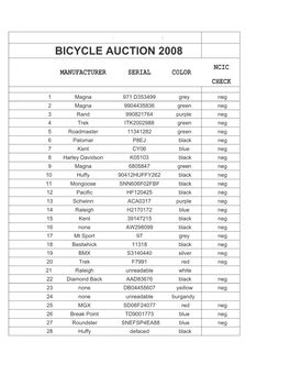 Auction Book Download