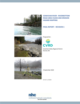 Riverbottom Road Flood and Erosion Hazard Mapping Report