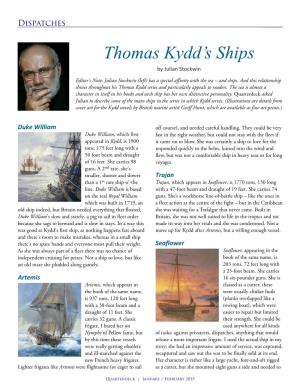 Thomas Kydd's Ships