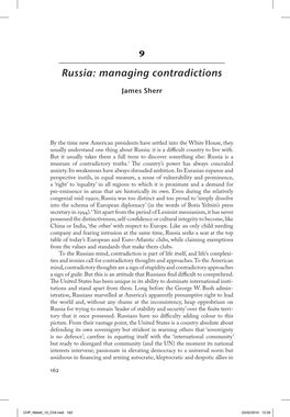 Russia: Managing Contradictions