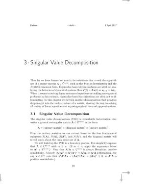 3·Singular Value Decomposition