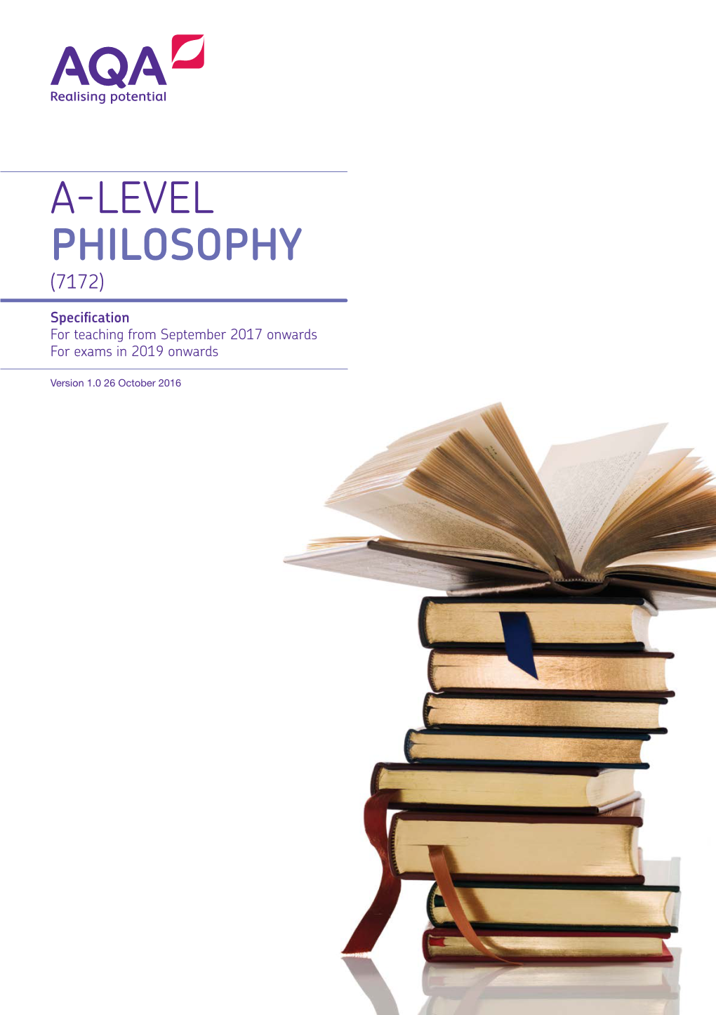 The AQA Philosophy 7172 a Level Specification