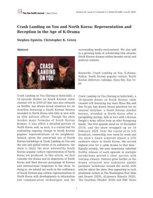 Crash Landing on You and North Korea: Representation and Reception in the Age of K-Drama