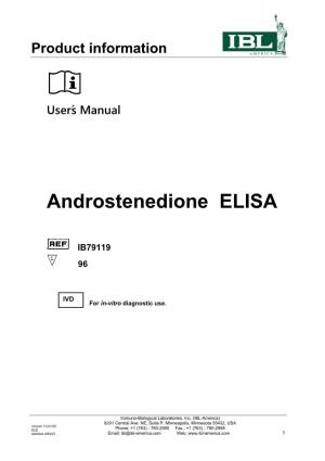Androstenedione ELISA