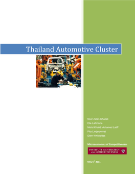 Thailand Automotive Cluster 2011