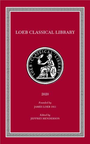 Loeb Classical Library