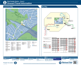 West Ruislip Station – Zone 6 I Onward Travel Information Local Area Map Bus Map